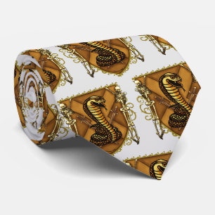 Skeletons Cobra Shield Tie