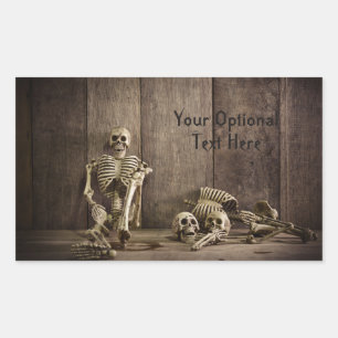 Skeletons custom text stickers