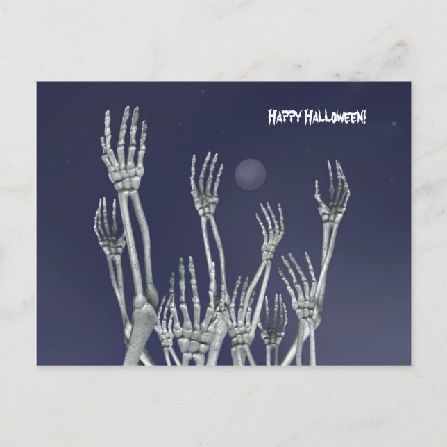 Skeletons - Halloween Postcard (Front)