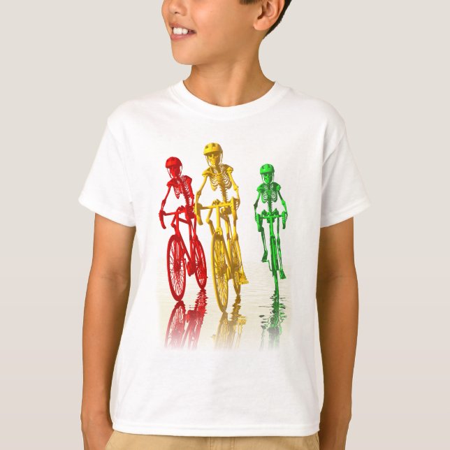 Skeletons on Bikes T-Shirt (Front)