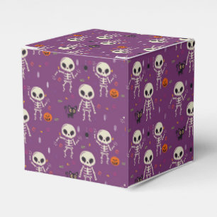 Skeletons, Pumpkins and Black Cats Favour Box