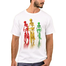 Skeletons Riding Bicycles