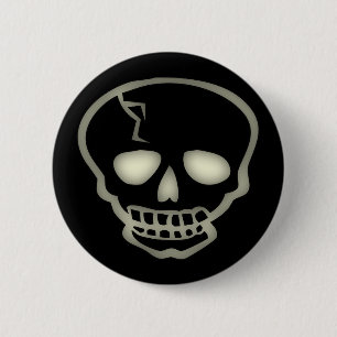 Skeleton's Skull Buttons