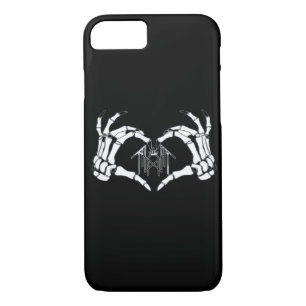 Skeletons Token Heart Hands  iPhone 8/7 Case