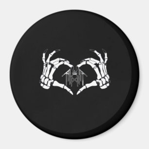 Skeletons Token Heart Hands Magnet