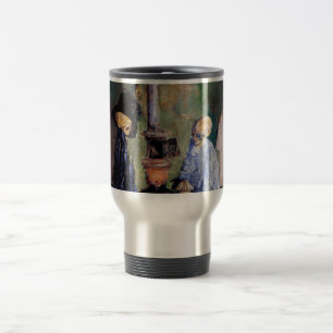 Skeletons Warming Themselves Travel Mug