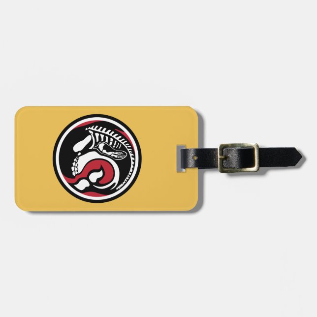 skelewhale luggage tag (Front Horizontal)