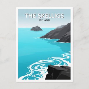 Skellig Michael Atlantic Sea Stacks Portmagee Gift Postcard