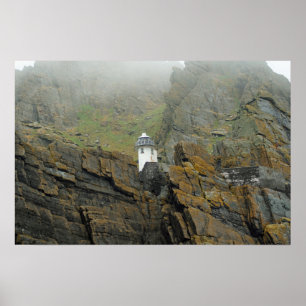 Skellig Michael Lighthouse, Ireland Poster