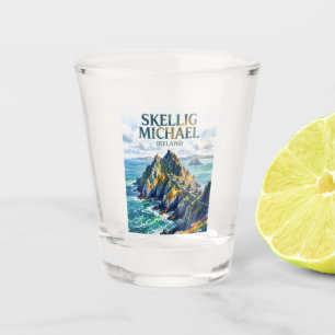 Skellig Michael, Portmagee, County Kerry, Ireland Shot Glass