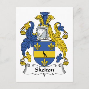 Skelton Family Crest Postcard