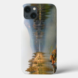 Skelton Lake at Golden Dusk - Mammoth Lakes Basin iPhone 13 Case