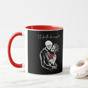 Skelton Lovers til death do us part Mug