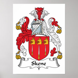 Skene Family Crest Poster