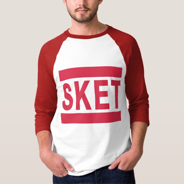SKET Logo Gran T-shirt / RED (Front)