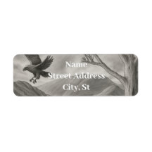Sketch Art Return Address Labels – Nature Theme