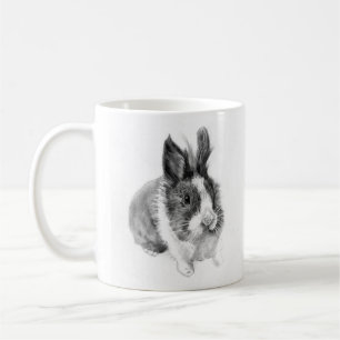 "Sketch bunny: charming hand-drawn rabbit Coffee Mug