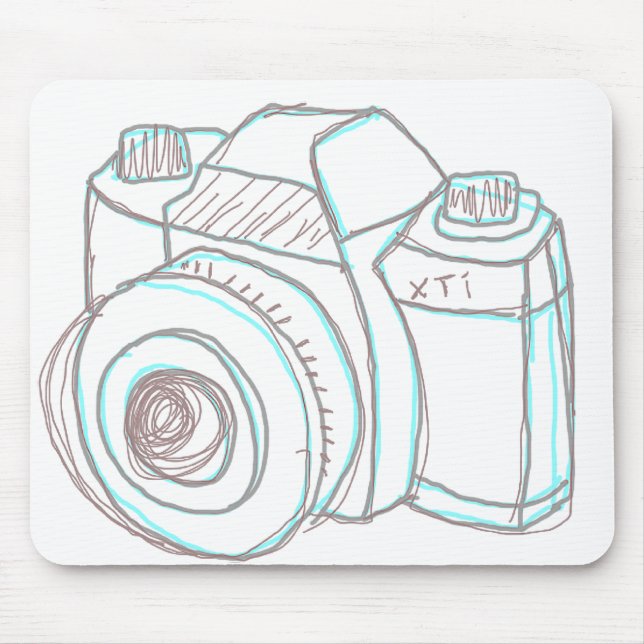 sketch camera mousepad (Front)