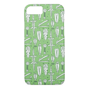 Sketch Crocodile Pattern iPhone 8/7 Case