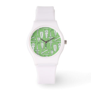 Sketch Crocodile Pattern Watch