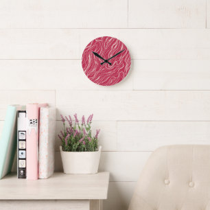 Sketch curves round clock