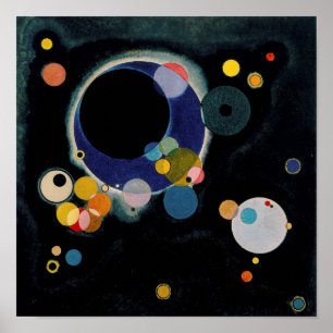 Sketch for Several Circles, 1926 Poster