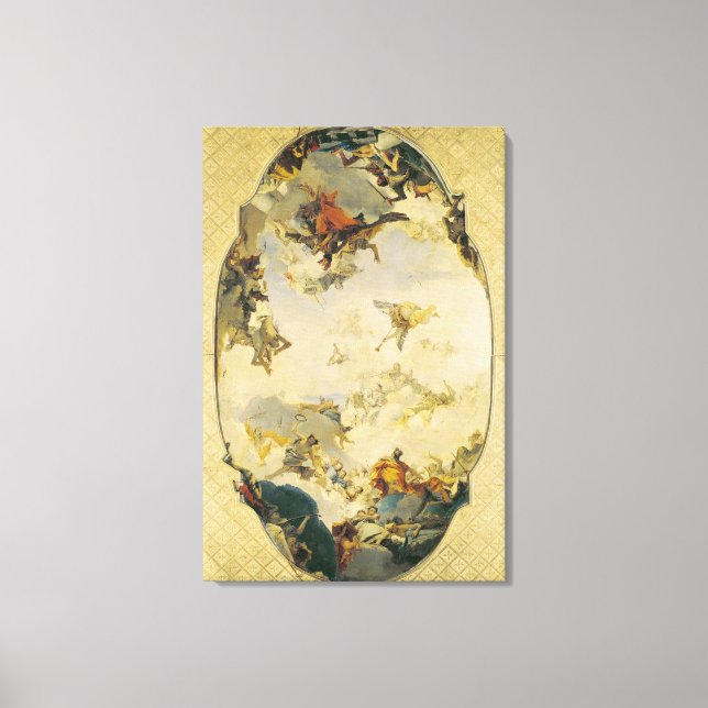 Sketch for The Apotheosis of the Pisani Family Canvas Print (Front)