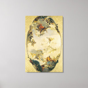 Sketch for The Apotheosis of the Pisani Family Canvas Print