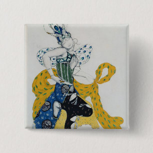 Sketch for the ballet 'La Peri' 15 Cm Square Badge
