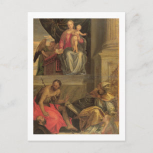 Sketch for the Bevilacqua Altarpiece Postcard