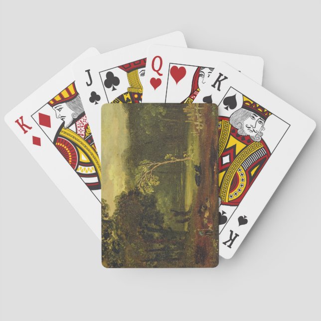 Sketch from Nature in Sion Park, 1819 (oil on card (Back)