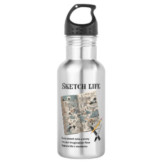 Sketch Life 532 Ml Water Bottle