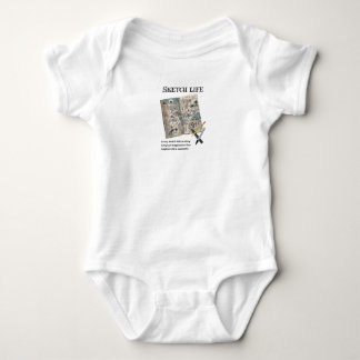 Sketch Life Baby Bodysuit