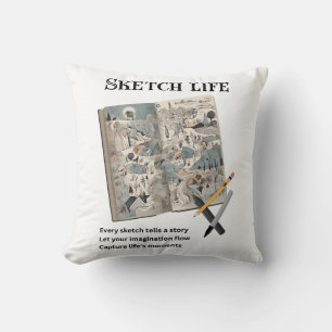 Sketch Life Cushion