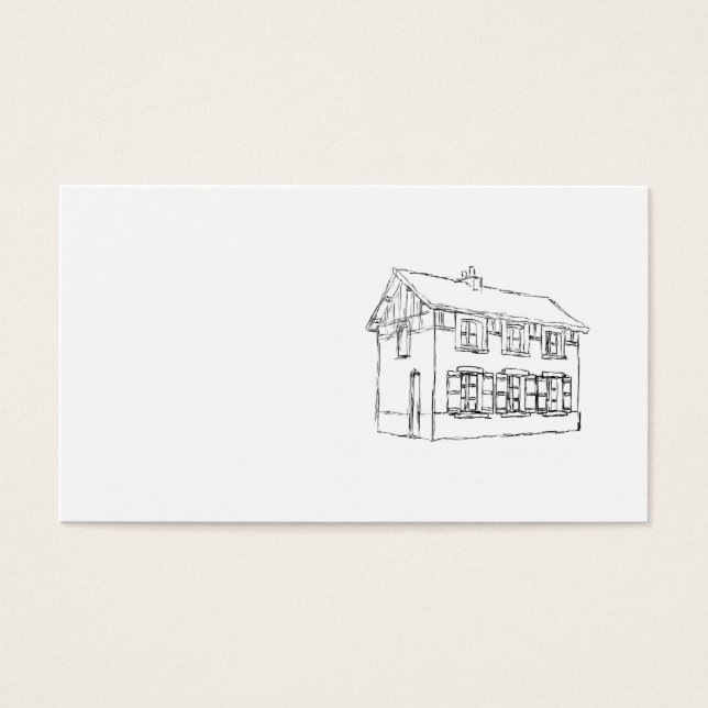 Sketch of an Old House, with Shutters. (Front)