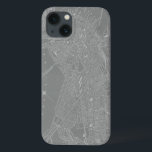 Sketch of Boston City Map iPhone 13 Case<br><div class="desc">Sketch of Boston City Map. Artist: Vision Studio. Image ID: 64745Z.</div>