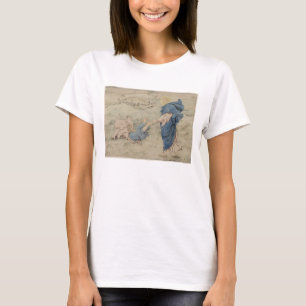 Sketch of Christ Walking on Water (w/c on paper) T-Shirt