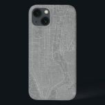 Sketch of New York City Map iPhone 13 Case<br><div class="desc">Sketch of New York City Map. Artist: Vision Studio. Image ID: 64746Z.</div>