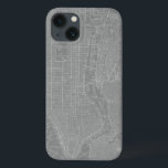 Sketch of New York City Map iPhone 13 Case<br><div class="desc">Sketch of New York City Map. Artist: Vision Studio. Image ID: 64746Z.</div>