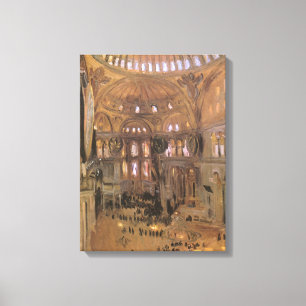 Sketch of Santa Sophia by John Singer Sargent Canvas Print