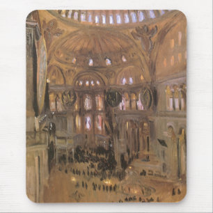 Sketch of Santa Sophia by John Singer Sargent Mouse Mat
