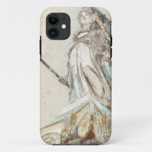 Sketch of Statue of Athena iPhone Case – Ancient