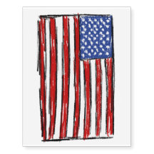 Sketch of the American Flag