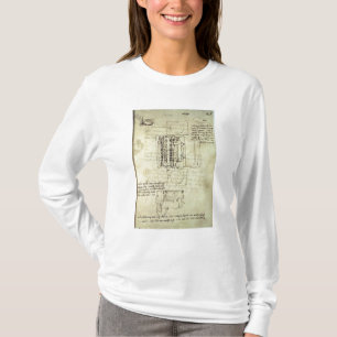 Sketch of the Casting Pit for the Sforza Horse T-Shirt