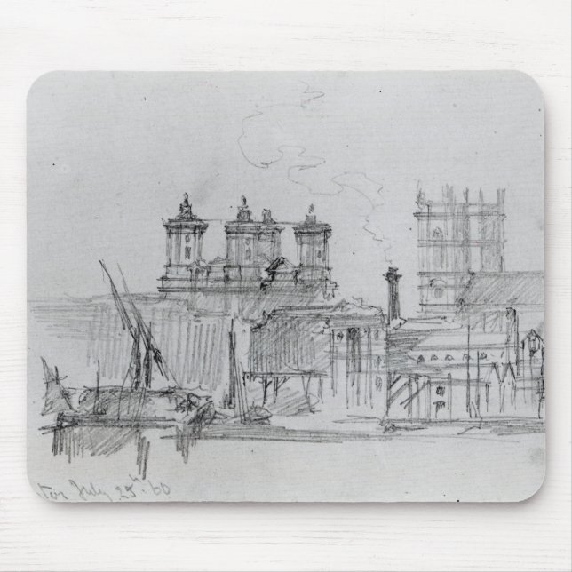 Sketch of Westminster, 1860 Mouse Mat (Front)
