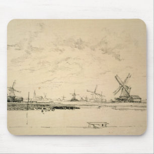 Sketch of Windmills mousepad