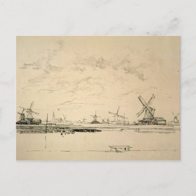 Sketch of Windmills postcards (Front)