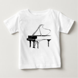 Sketch Piano Baby T-Shirt