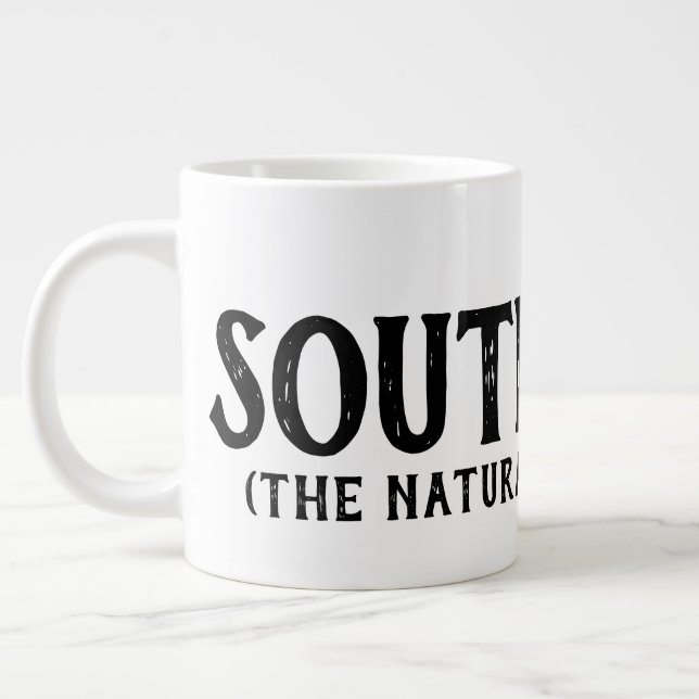 Sketch Southpaw (The Natural Evolution) Giant Coff Large Coffee Mug (Left)