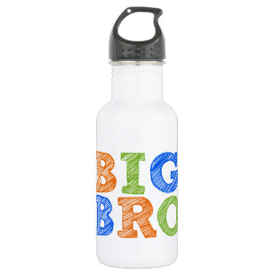 Sketch Style Big Bro 532 Ml Water Bottle